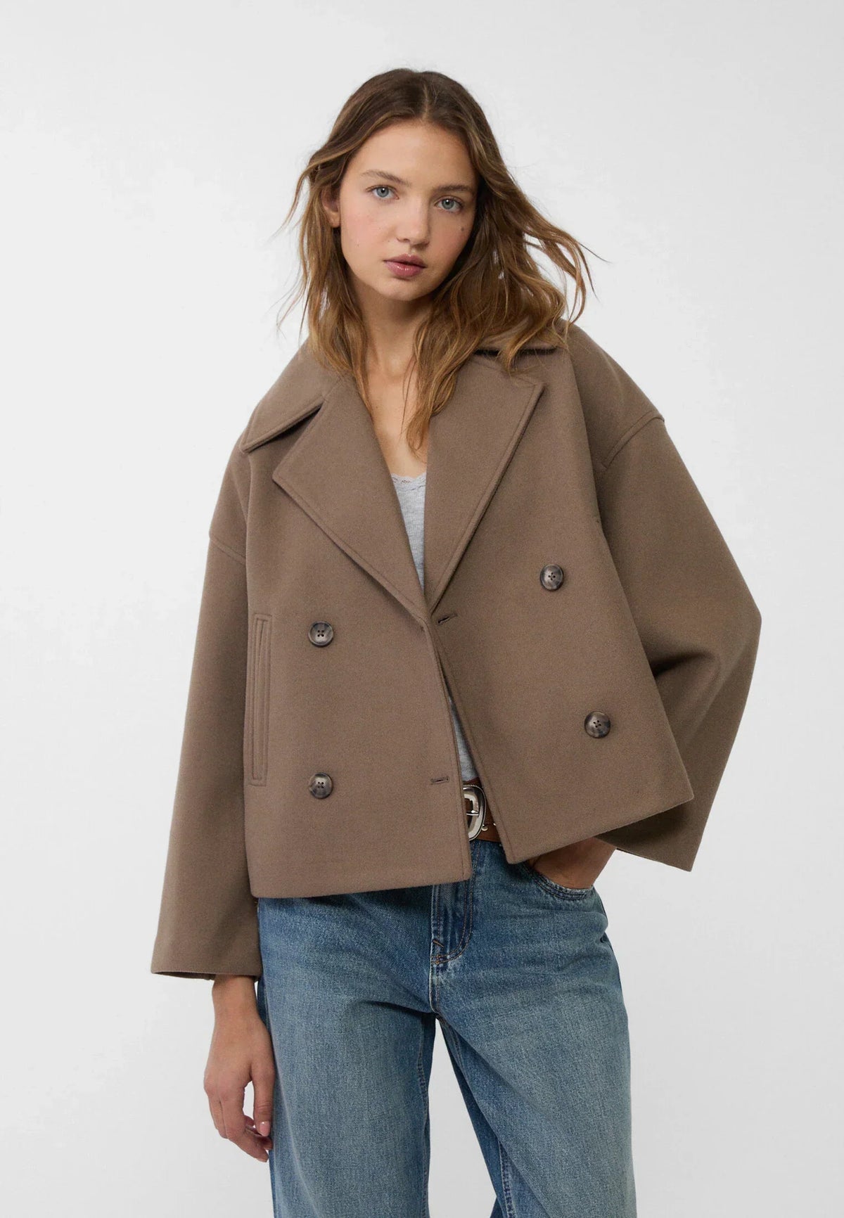 Chic Double-Breasted Short Jacket - image 5 of 21