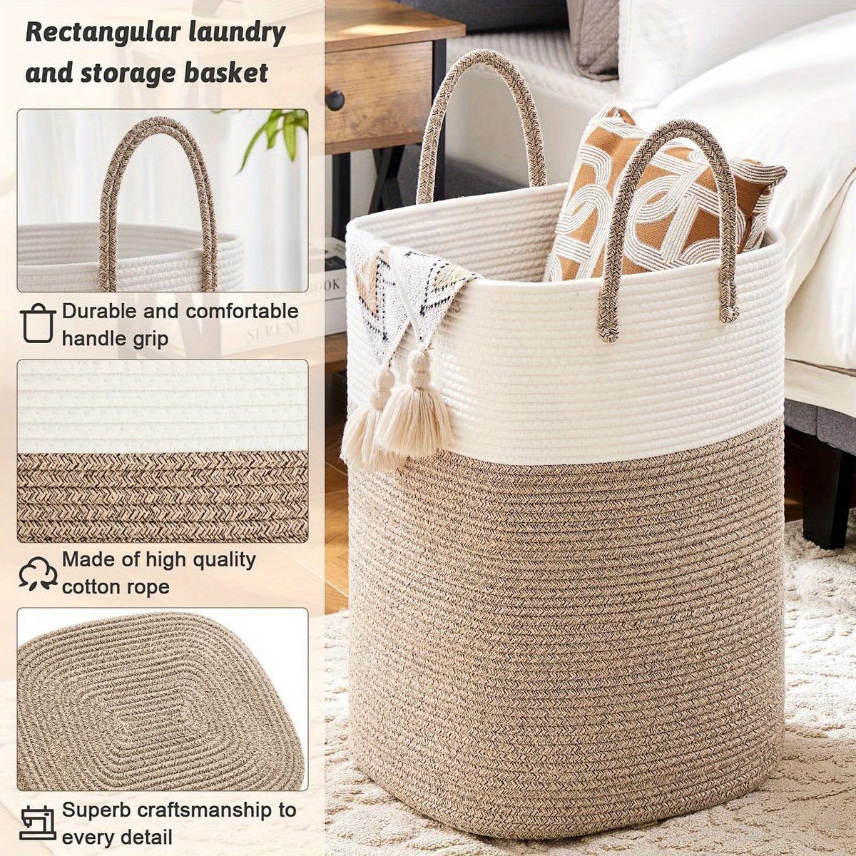 Extra Large Laundry Basket - image 3 of 12