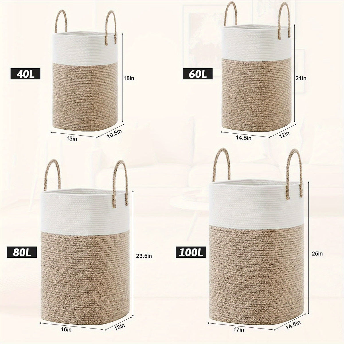 Extra Large Laundry Basket - image 4 of 12
