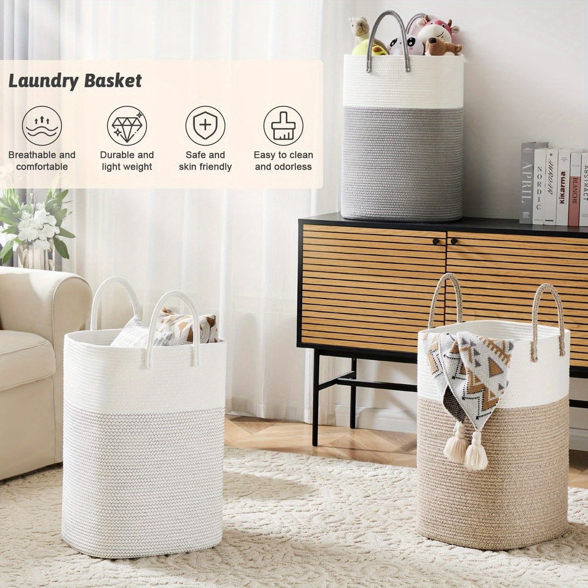 Extra Large Laundry Basket - image 5 of 12