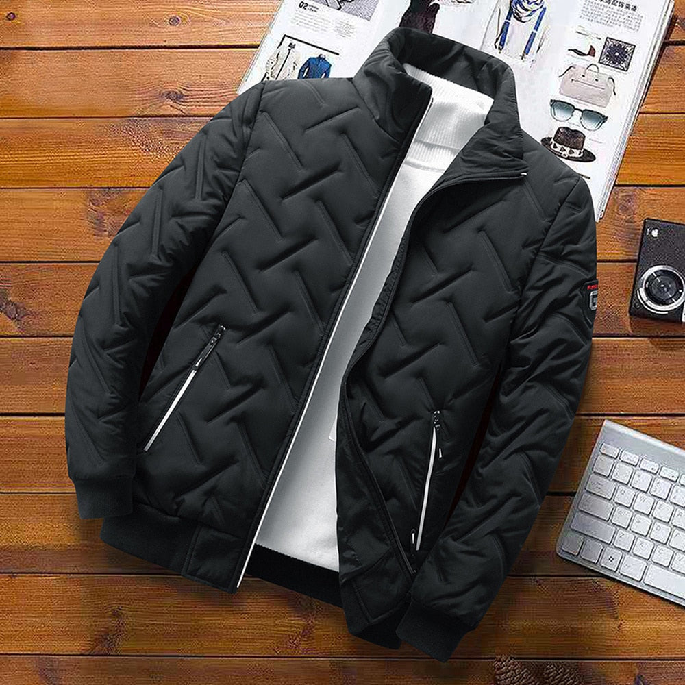 Quilted Men's Jacket - image 15 of 16