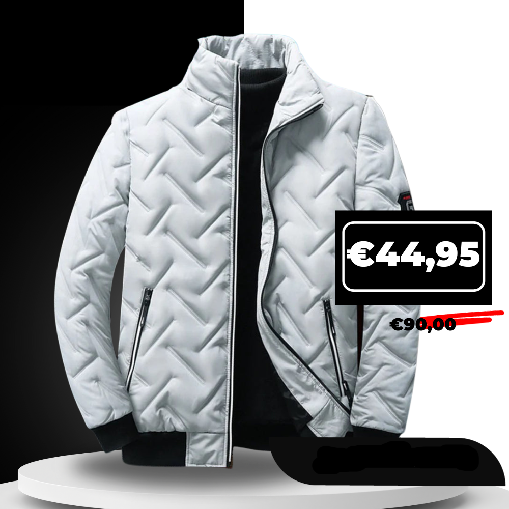 Quilted Men's Jacket - image 2 of 16