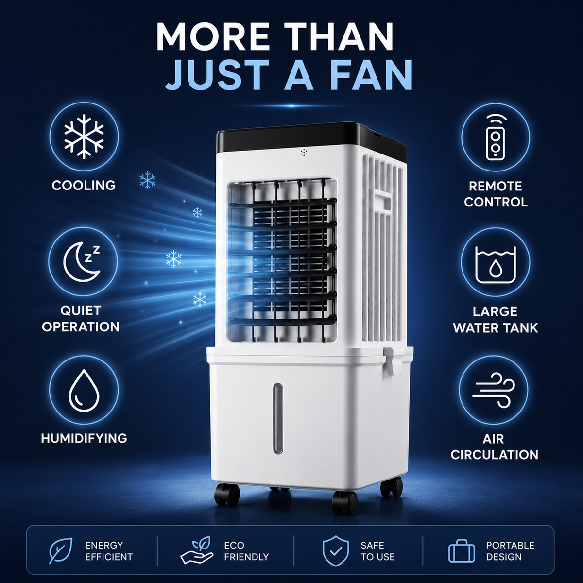 Portable FrostAir 2-in-1 Air Cooler with Humidification - image 3 of 7