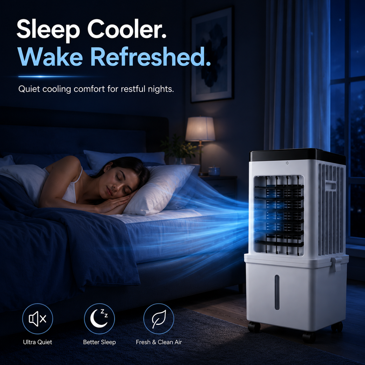 Portable FrostAir 2-in-1 Air Cooler with Humidification - image 4 of 7