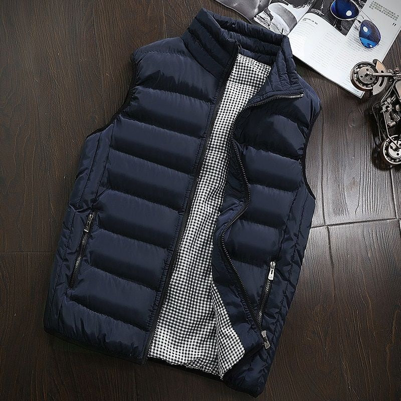 Padded Waterproof Men's Body Warmer - image 6 of 10