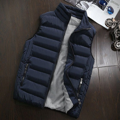Padded Waterproof Men's Body Warmer - image 6 of 10