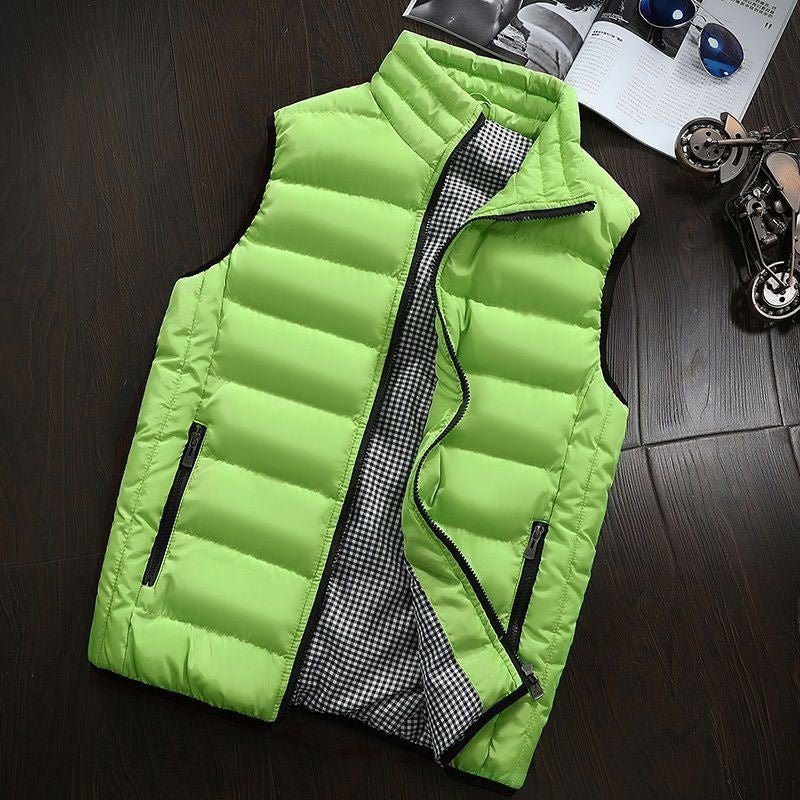 Padded Waterproof Men's Body Warmer - image 7 of 10
