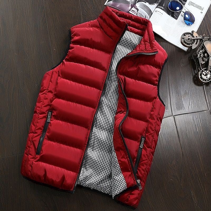 Padded Waterproof Men's Body Warmer - image 8 of 10