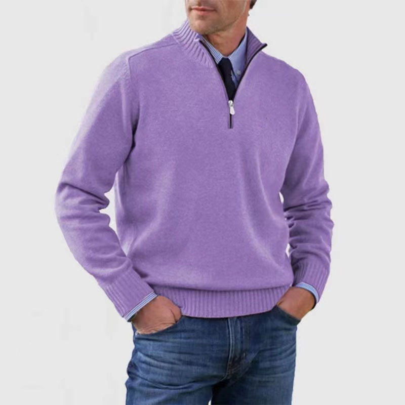 Fashionable Men's Half-Zip Jumper - image 13 of 14