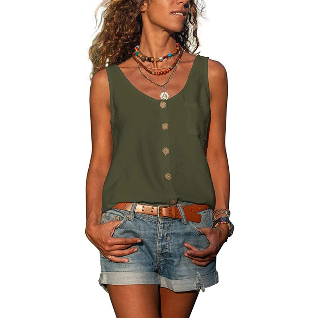 Summer Casual Sleeveless Top - image 3 of 7