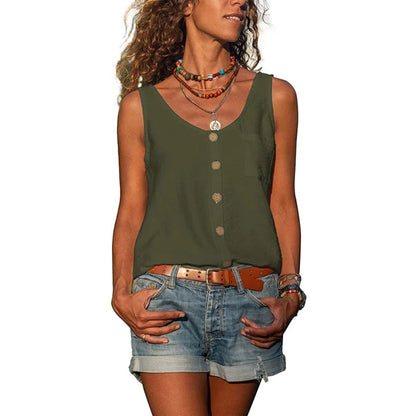 Summer Casual Sleeveless Top - image 3 of 7
