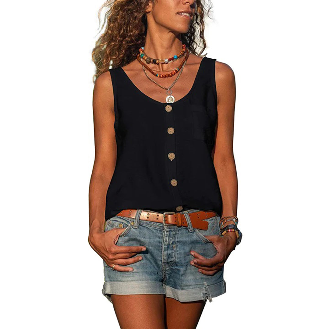 Summer Casual Sleeveless Top - image 7 of 7