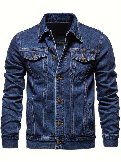 Men's Denim Jacket | Slim Fit Denim Jacket - Men's jackets