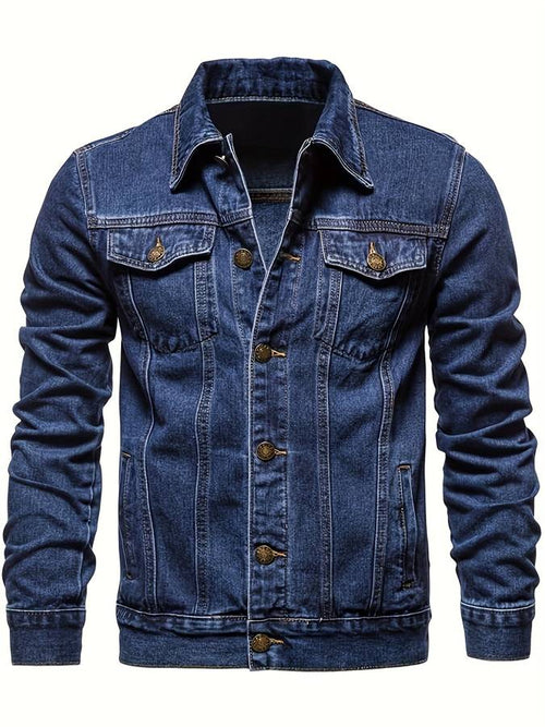 Men's Denim Jacket | Slim Fit Denim Jacket - Men's jackets