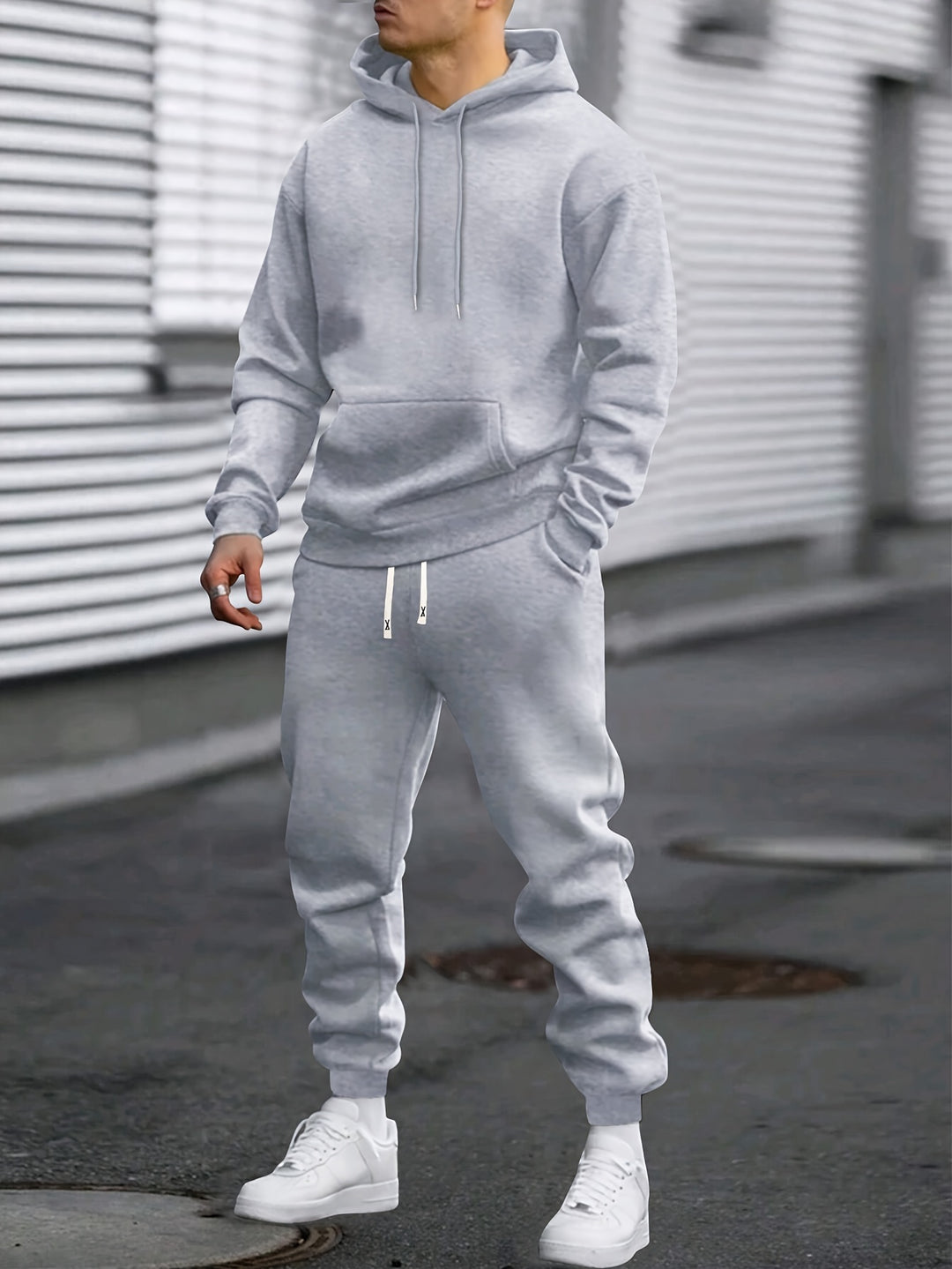 Men's Sports Set - Hoodie & Joggers | Comfortable & Breathable - Men's sets & suits