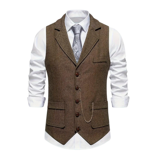 Men's Vintage Waistcoat | Classic Elegance and Timeless Style - Men’s Vests & Blazers