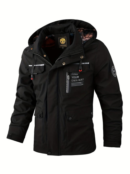 Men's Waterproof Winter Jacket - Ideal for Outdoor Activities - Men's jackets