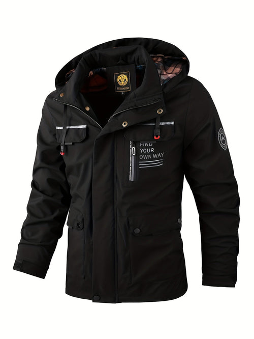 Men's Waterproof Winter Jacket - Ideal for Outdoor Activities - Men's jackets