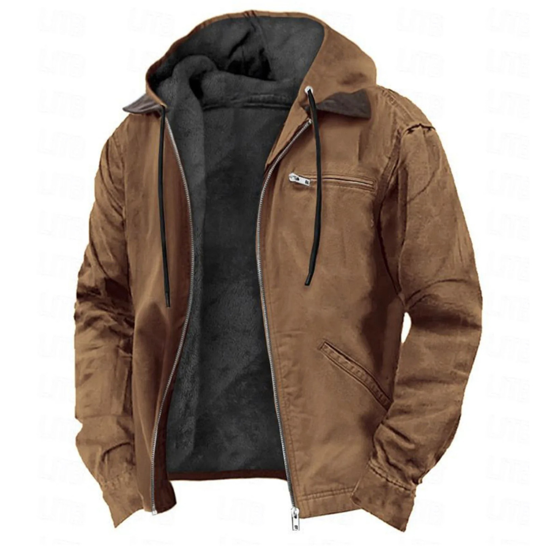 Refined Men's Winter Coat | Optimal Comfort and Style - Men's jackets