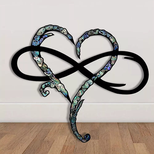 Tiberius Iron Wall Decoration - Infinite Heart Design - Home products