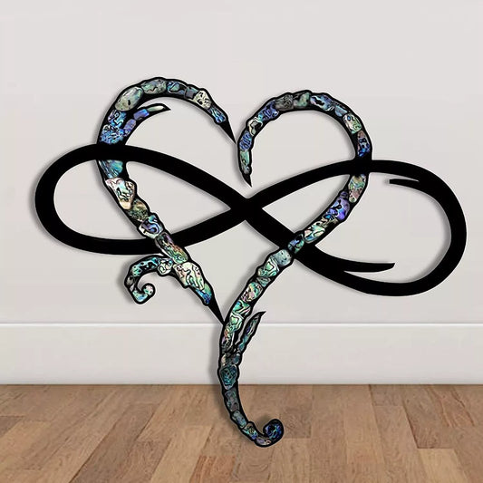 Tiberius Iron Wall Decoration - Infinite Heart Design - Home products
