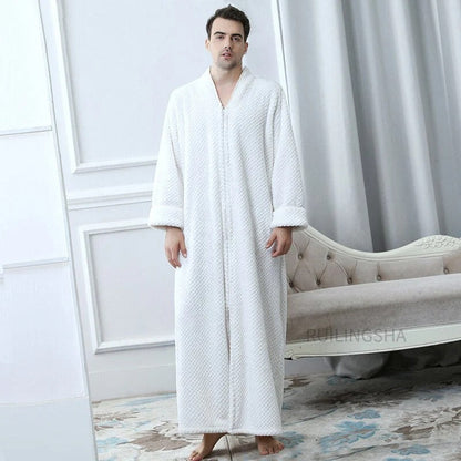 Thermal Bathrobe With Zip - image 20 of 20