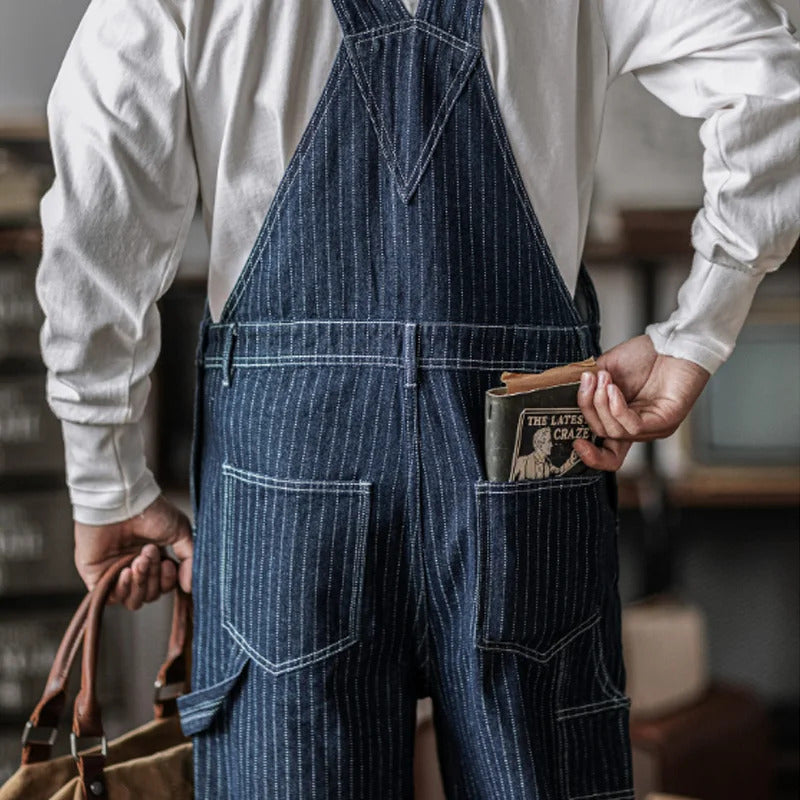 Indigo Denim Overalls - image 11 of 12