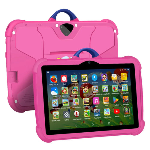 Kids Tablet 7 Inch | Cartoon Pattern & Android | 64GB Storage - Baby & children's items