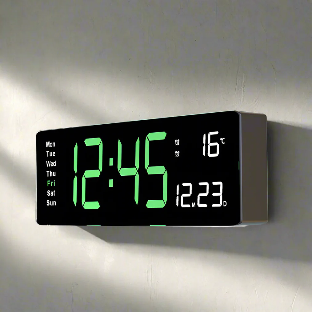 Colourful Acrylic Digital Clock | Modern LED Clock With USB - Home products