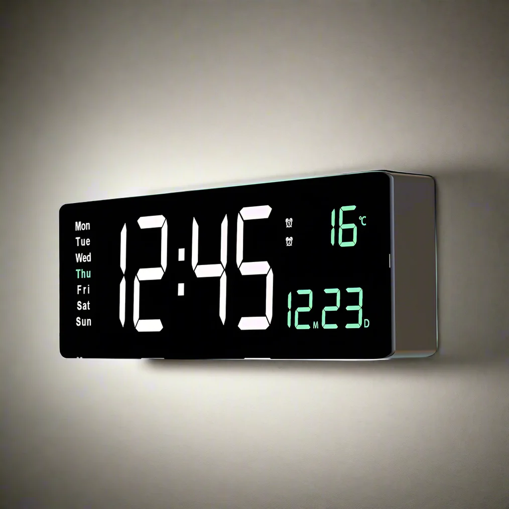 Colourful Acrylic Digital Clock - image 3 of 9