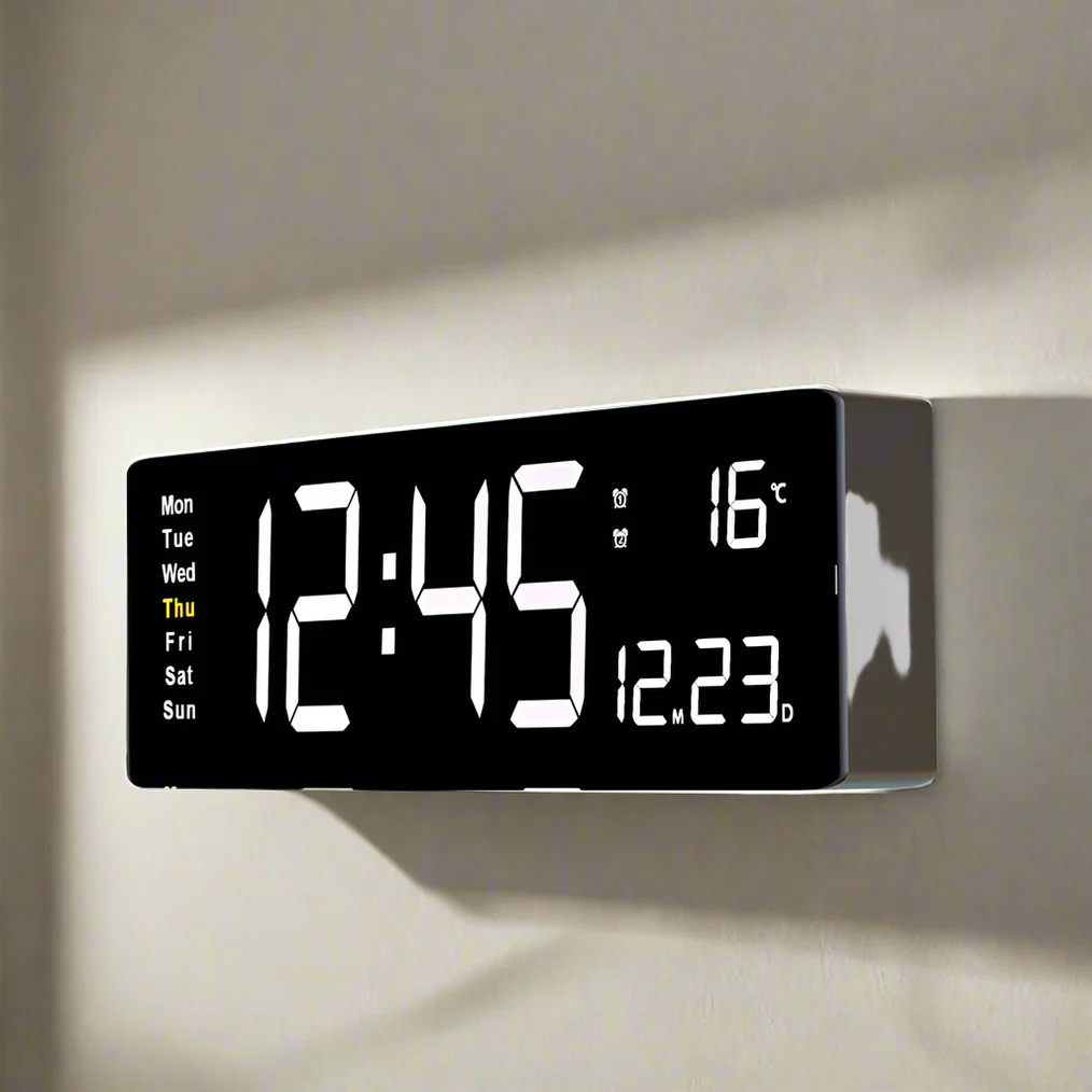 Colourful Acrylic Digital Clock - image 4 of 9