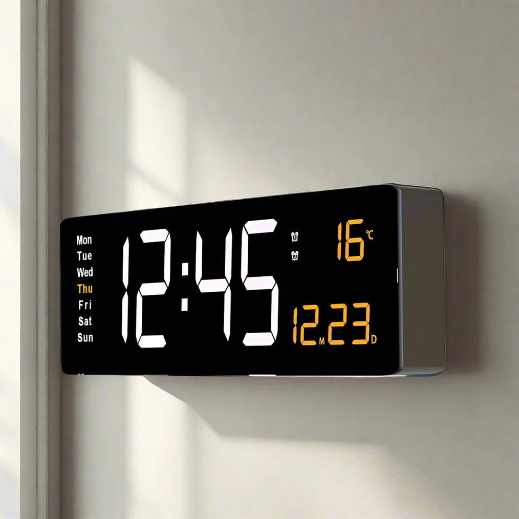 Colourful Acrylic Digital Clock - image 5 of 9