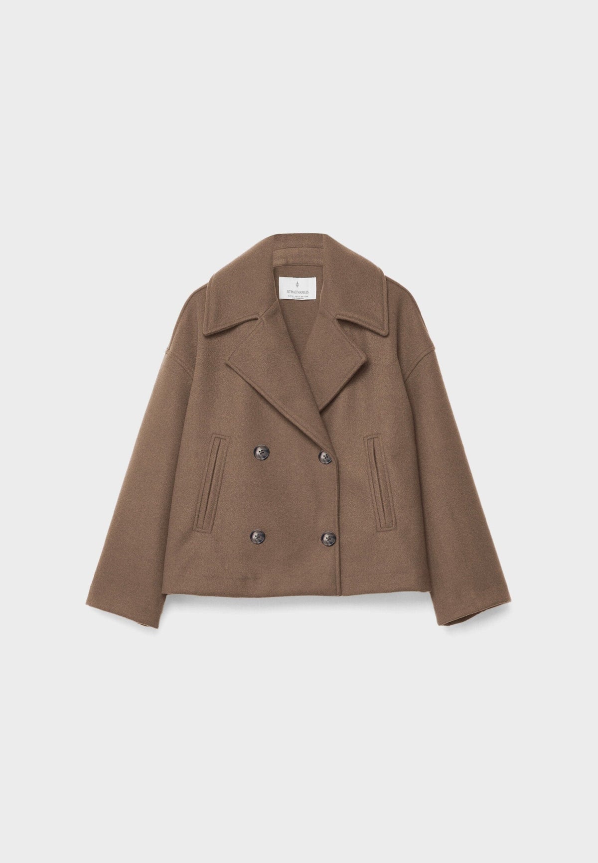 Short Double-Breasted Jacket - Stylish & Functional - Jackets ladies