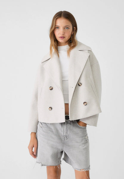 Short Double-Breasted Jacket - image 6 of 13