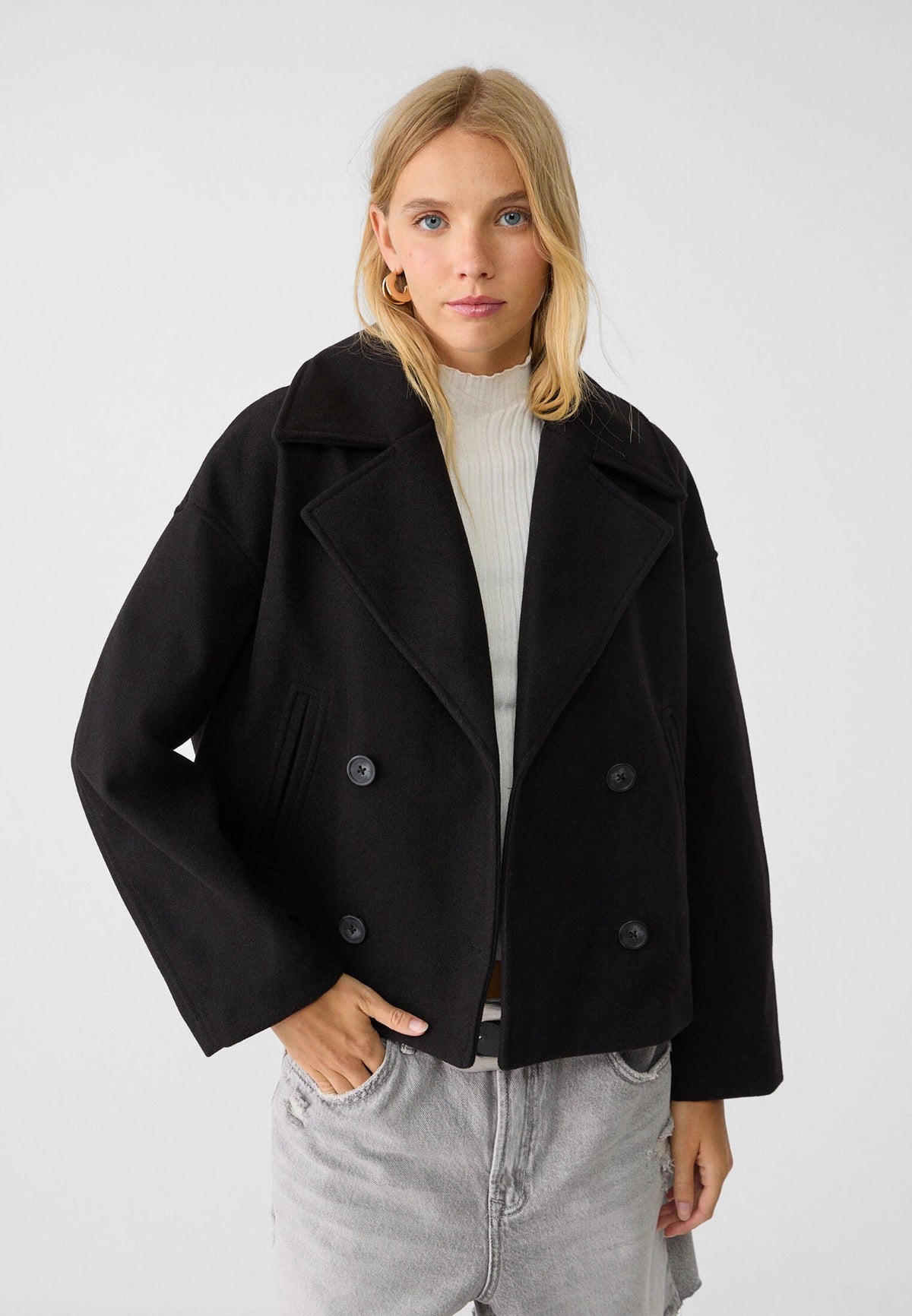 Short Double-Breasted Jacket - image 7 of 13