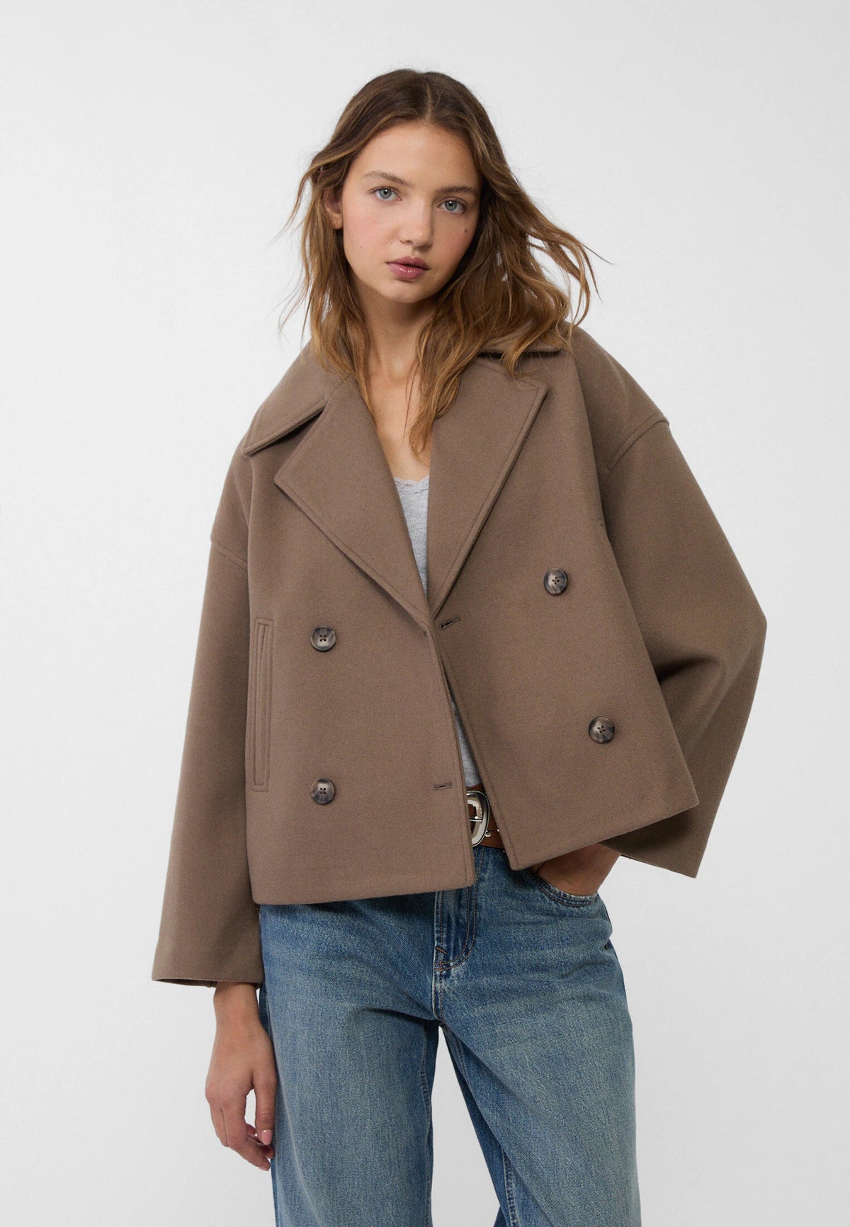 Short Double-Breasted Jacket - image 8 of 13