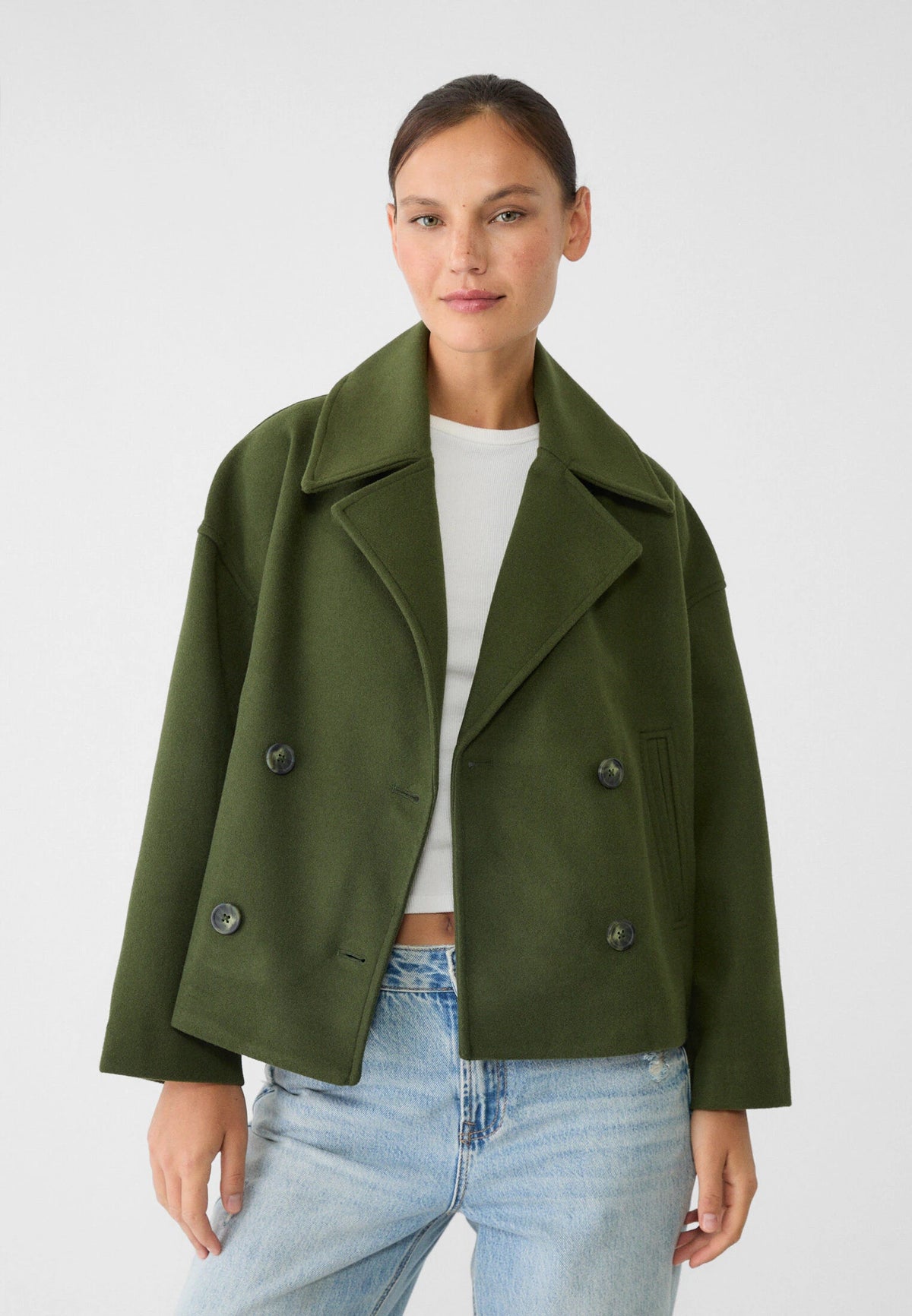 Short Double-Breasted Jacket - image 9 of 13