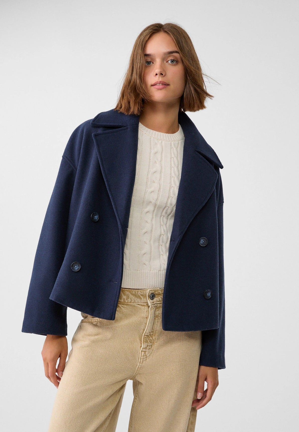 Short Double-Breasted Jacket - image 10 of 13