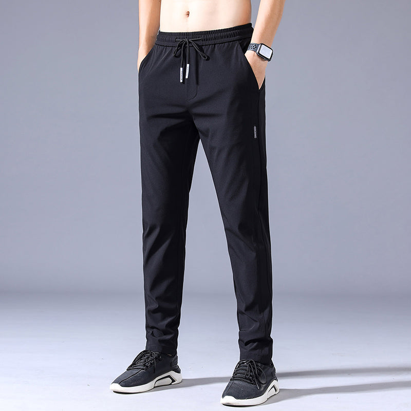 Lightweight Joggers for Men - Solid Colour - Trousers Men