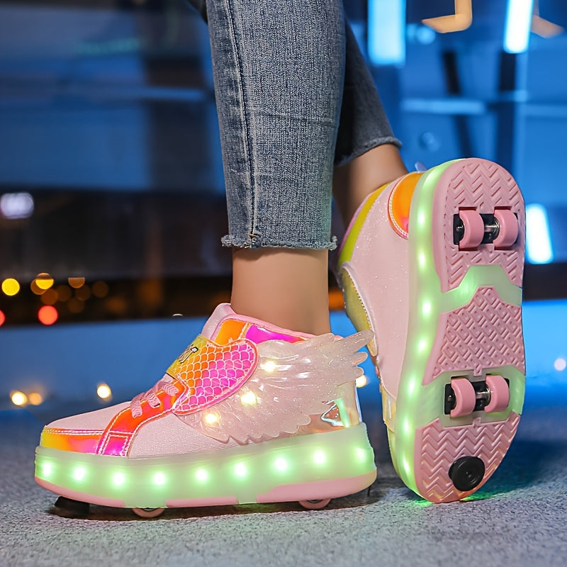 Rechargeable LED Wing Roller Skate Sneakers - image 10 of 15