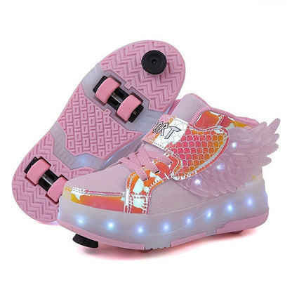 Rechargeable LED Wing Roller Skate Sneakers - image 14 of 15