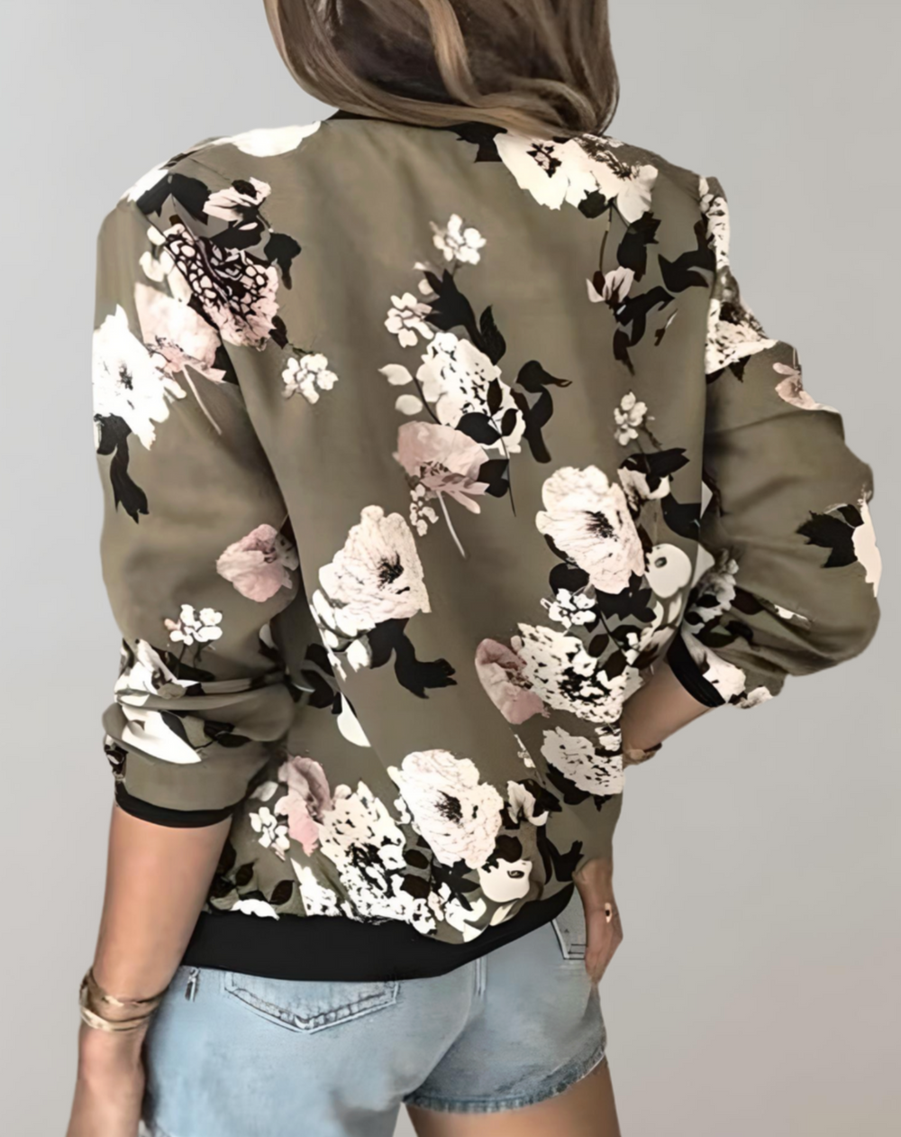 Floral Bomber Jacket - image 5 of 7
