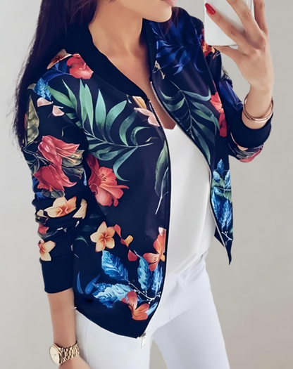 Floral Bomber Jacket - image 7 of 7