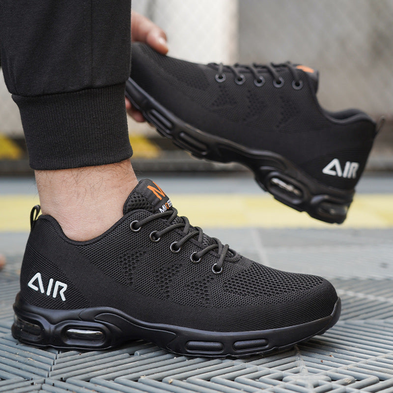 Lightweight Waterproof Safety Shoes - Black - Non-Slip - Women's shoes