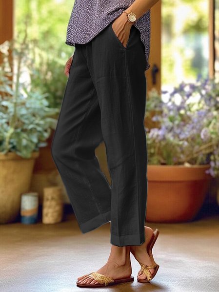 Women's Trousers with Pockets - image 2 of 6