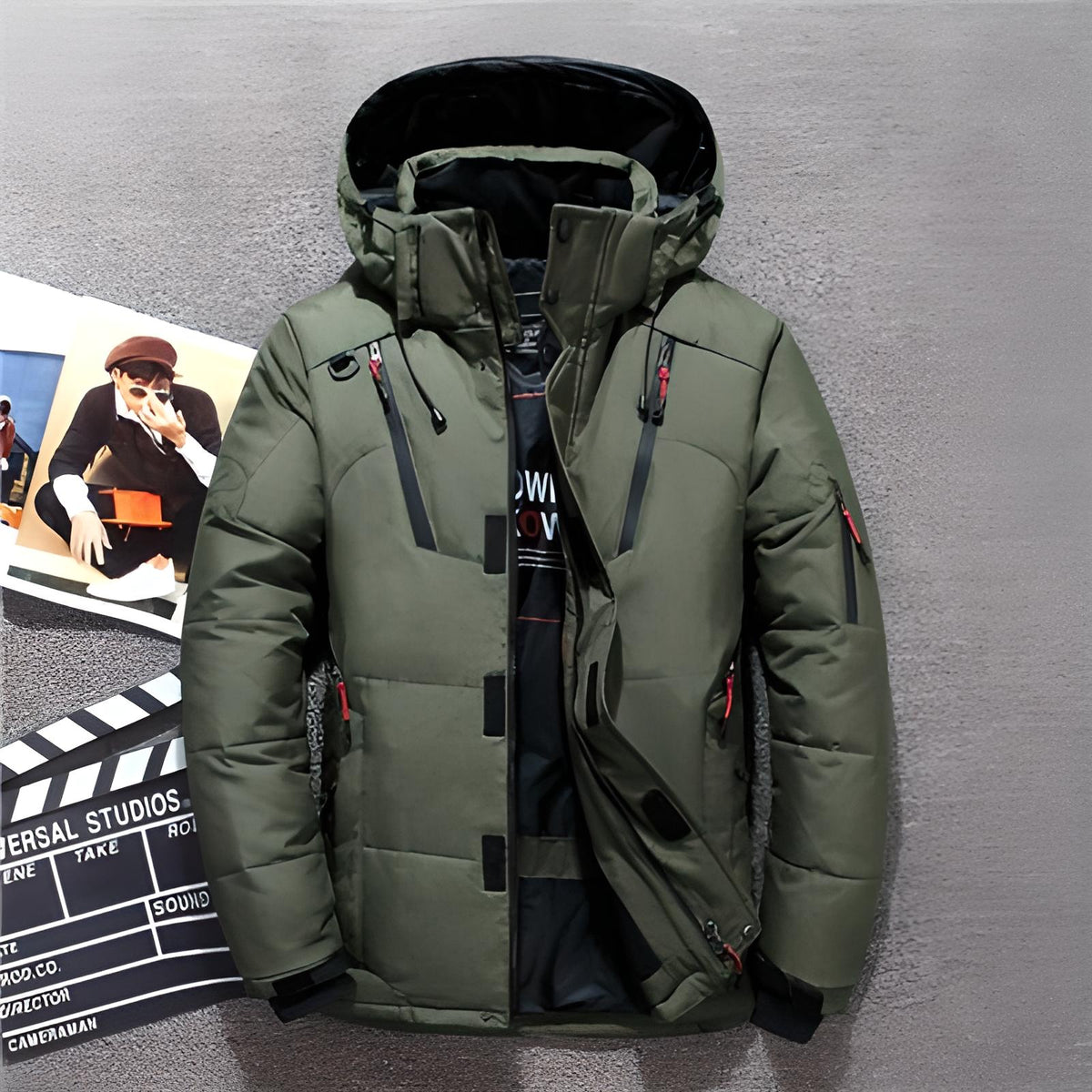 Men's Parka Winter Coat - image 12 of 13