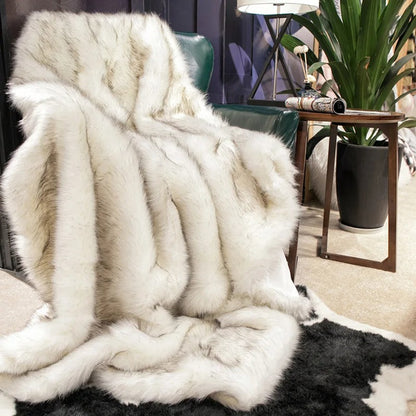 Luxury Faux Fur Blanket - image 3 of 8