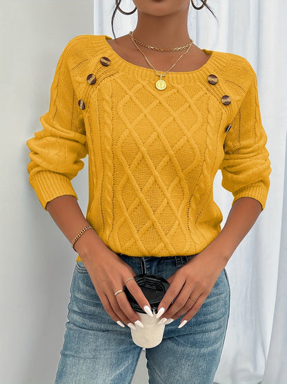 Women's Luxury Knitted Winter Jumper - image 4 of 7
