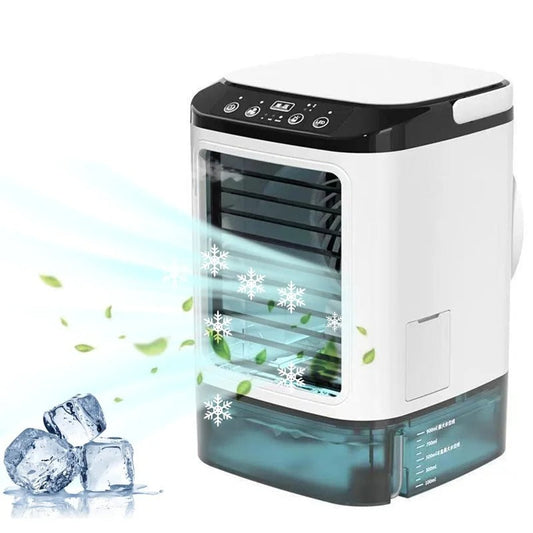 Portable Air Conditioner with Ultrasonic Cooling | 3 Speeds for Optimal Comfort - Verkoeling voor Thuis