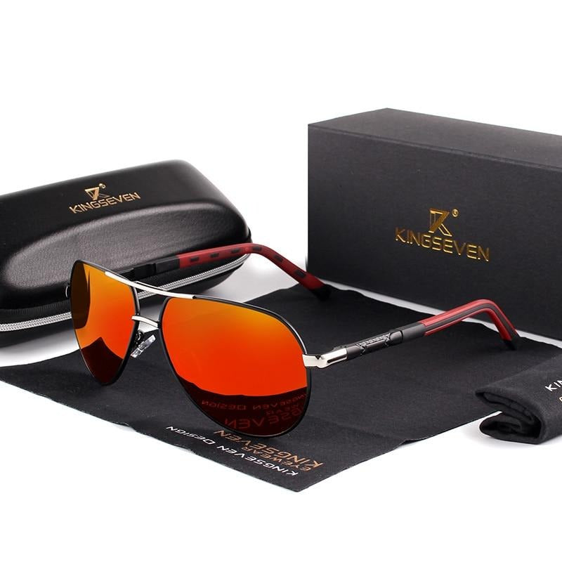 Men's Vintage Polarised Sunglasses - image 8 of 9